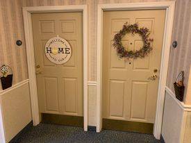 An interior shot of resident rooms at the Imboden Creek Gardens facility, from the Imboden Creek Gardens Gallery.