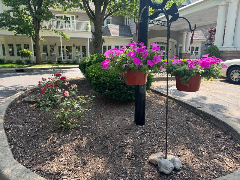 An exterior shot of the Imboden Creek Gardens facility, from the Imboden Creek Gardens Gallery.