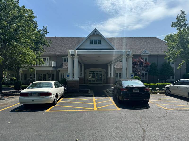 An exterior shot of the Imboden Creek Gardens facility, from the Imboden Creek Gardens Gallery.